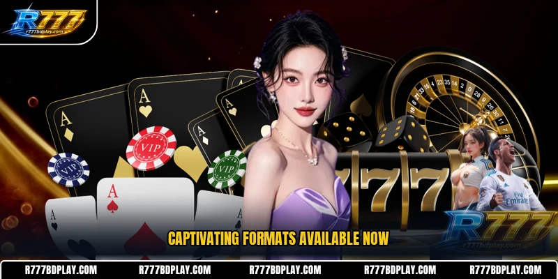 Captivating formats available now